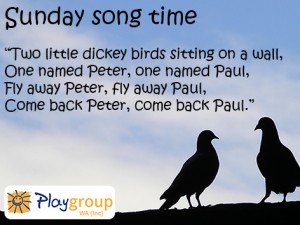 Sunday Songtime Dickey Birds