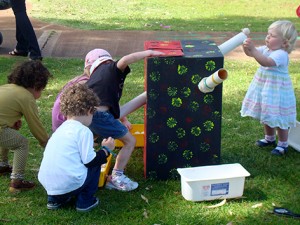 recycled tubes playgroup
