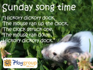 songtime hickory dickory dock mouse