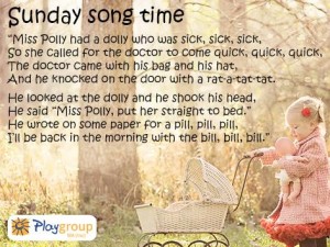 sunday song time polly dolly