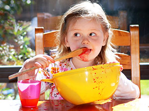 Cooking with a Toddler