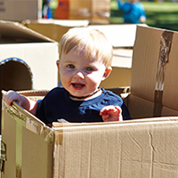 Using recycled materials for play