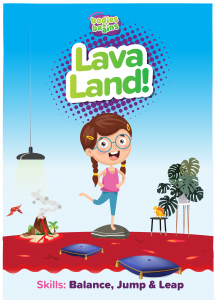 03 Lava Land Balance Jump Leap