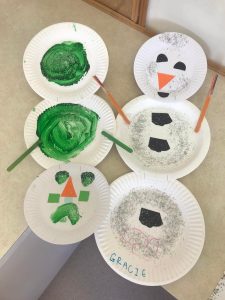 Settlers Xmas Paper Plate Snowman 01